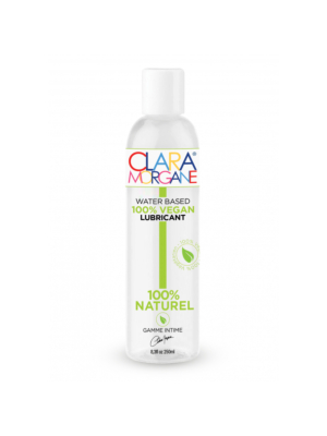 Organic Water Based Lubricant Clara Morgane 250ml (100% Vegan) - Carla Morgane
