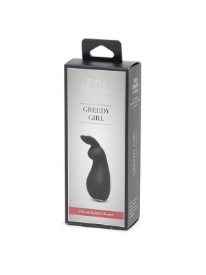 Fifty Shades of Grey Black Silicone Clitoral Rabbit