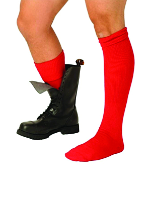 Stylish Red Boot Socks by Kinksters