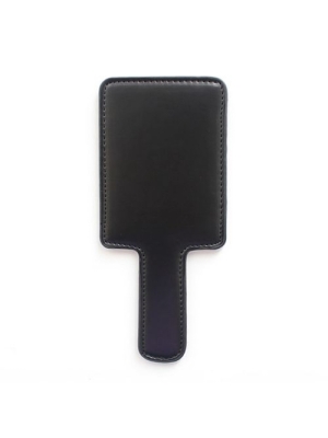 Black Leather Square Paddle by Toyz4lovers