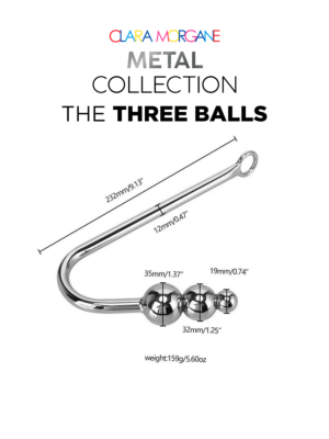 Clara Morgane The Three Balls Metal Collection