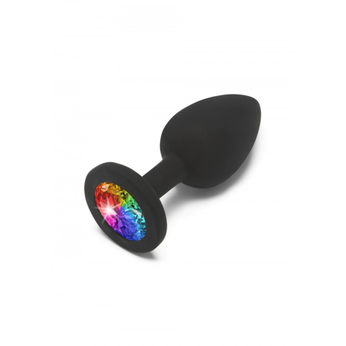 Rainbow Booty Jewel Butt Plug - Small Rainbow Booty Jewel Butt Plug - Small
