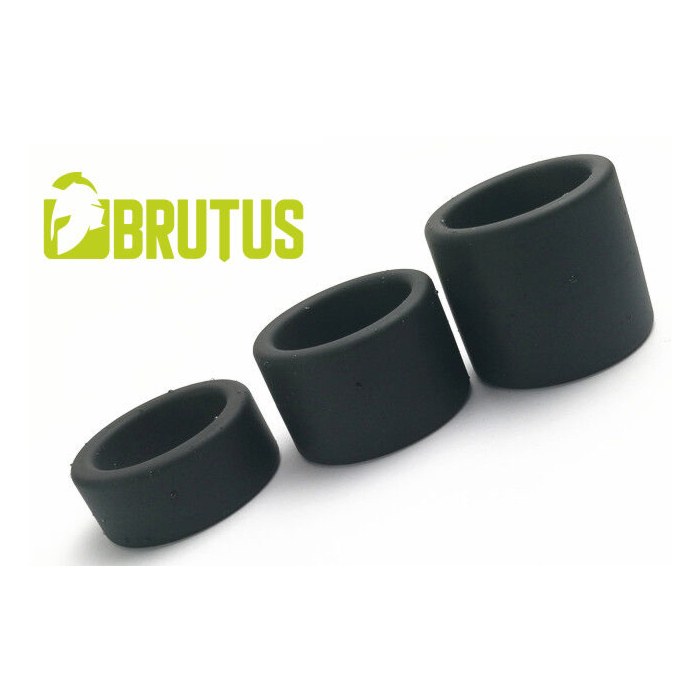 Liquid Silicone Ball Tugger 40 x 34 mm (Black) - Brutus