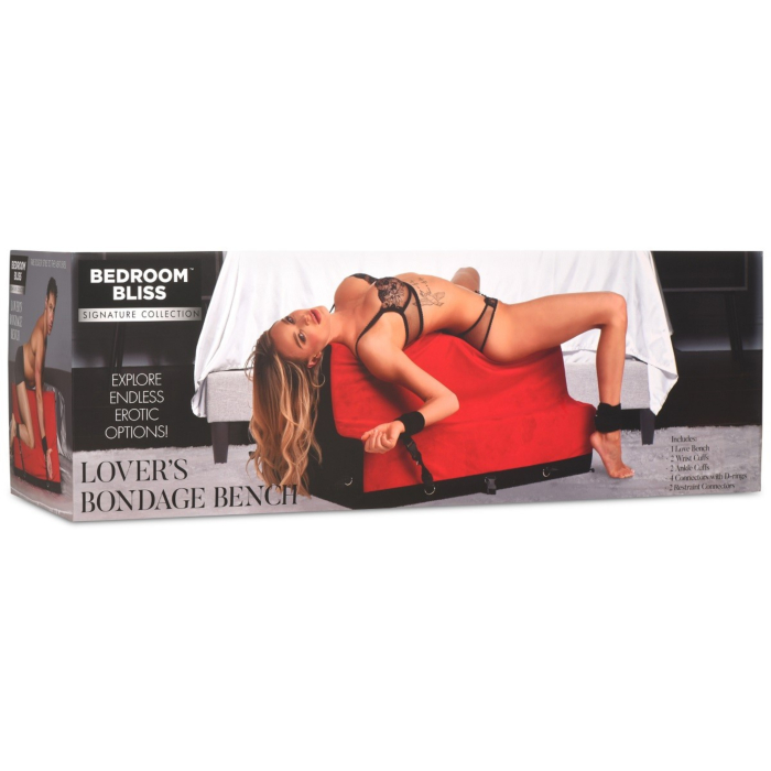 XR BRANDS LOVER'S BONDAGE BENCH RED XR BRANDS LOVER'S BONDAGE BENCH RED