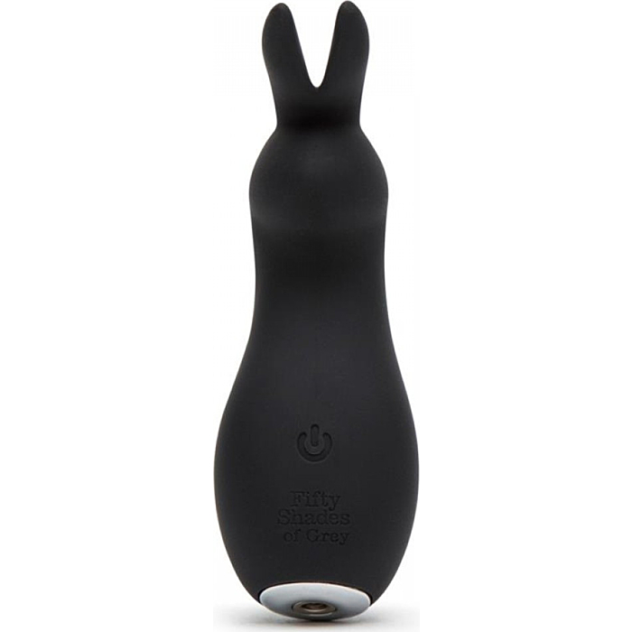 Greedy Girl Clitoral Rabbit Vibrator - Black