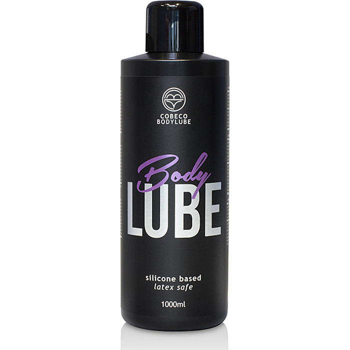 Silicone Based Body Lubricant 1000 ml - Cobeco Pharma - Latex Safe