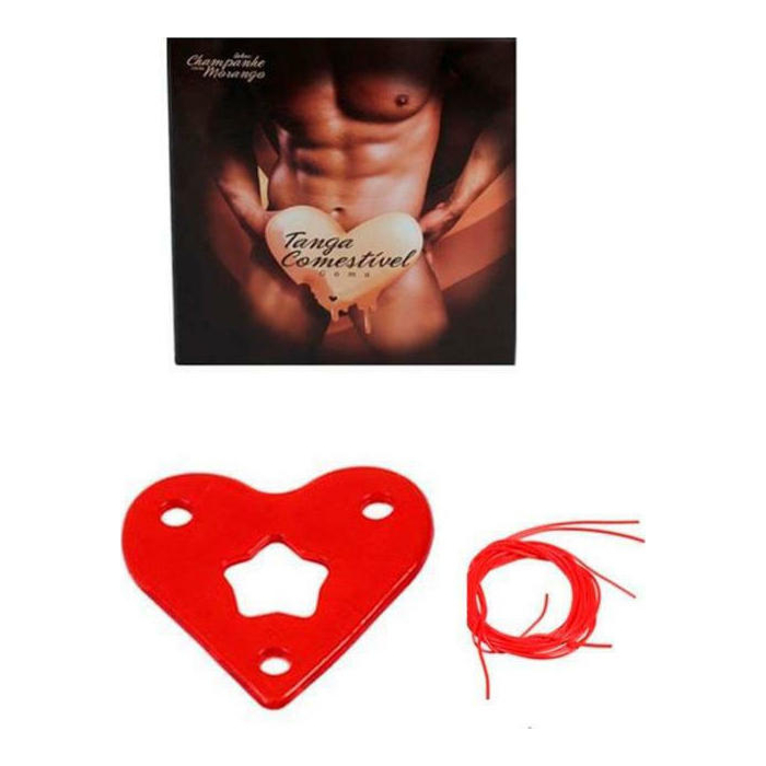Strawberry & Sparkling Wine - Edible Thongs For Him