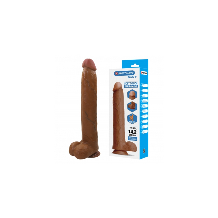Pretty Love Dany Realistic Flexible Dildo – primary product view Pretty Love Dany Realistic Flexible Dildo – primary product view