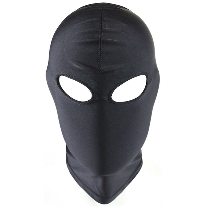 Bdsm 2-Hole Fetish Hood Black Bdsm 2-Hole Fetish Hood Black