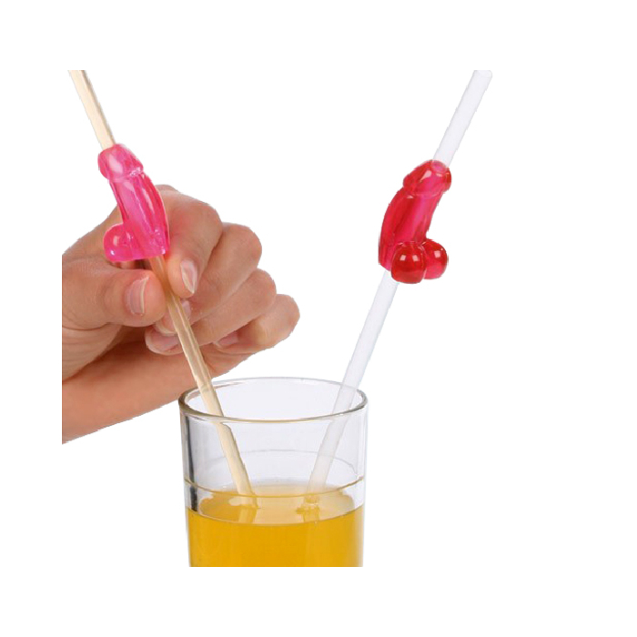 Set 4 Penis Sweet Cocktail Straws Set 4 Penis Sweet Cocktail Straws