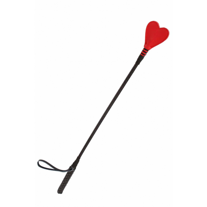 Fancy Red Heart Riding Crop Fancy Red Heart Riding Crop