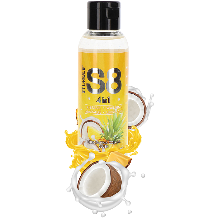 4-in-1 Dessert Kissable Warming Lubricant Pineapple 125ml - Stimul8