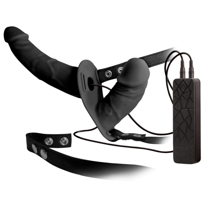 DOUBLE THRUSTER VIBE WITH HARNESS BLACK
DOUBLE THRUSTER VIBE WITH HARNESS BLACK