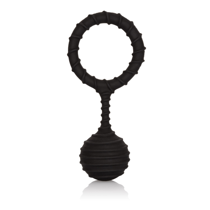 Colt Weighted XL Cock Ring with Ball - CalExotics - Silicone- Black