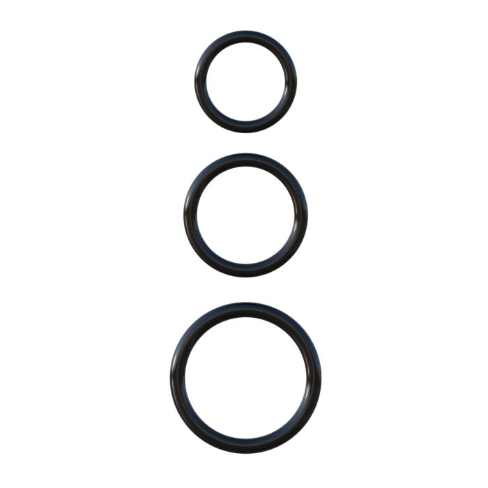 Silicone 3-Ring Stamina Set