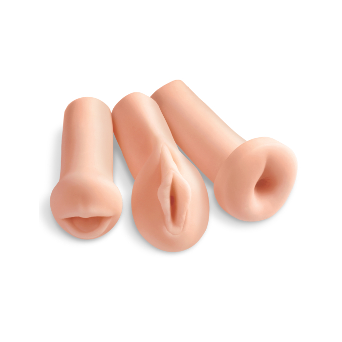Pipedream PDX All 3 Holes Flesh