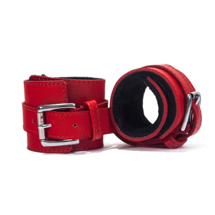 HAND CUFFS GRAIN LEATHER HAND CUFFS GRAIN LEATHER