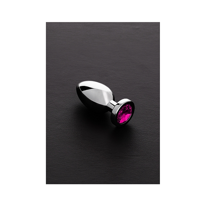 Jeweled Butt Plug PINK - Small Jeweled Butt Plug PINK - Small