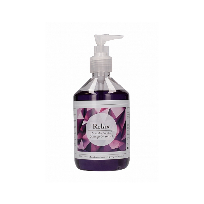 Relax - Lavender Scented Massage Oil - 500 ml Relax - Lavender Scented Massage Oil - 500 ml