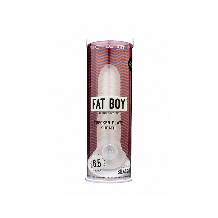 Fat Boy Checker Box Sheath 6,5 Inch - clear