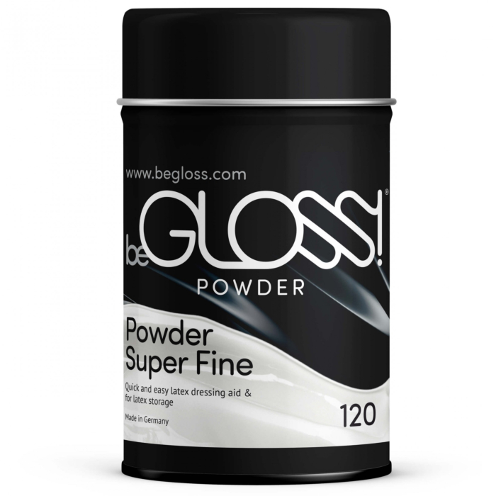 beGLOSS TALCUM POWDER - Latex Storage & Latex Dressing Aid for Latex clothing 120gr