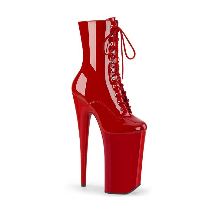 BEYOND-1020 Pleaser Skyscraper high heels platform ankle boots red patent
BEYOND-1020 Pleaser Skyscraper high heels platform ankle boots red patent