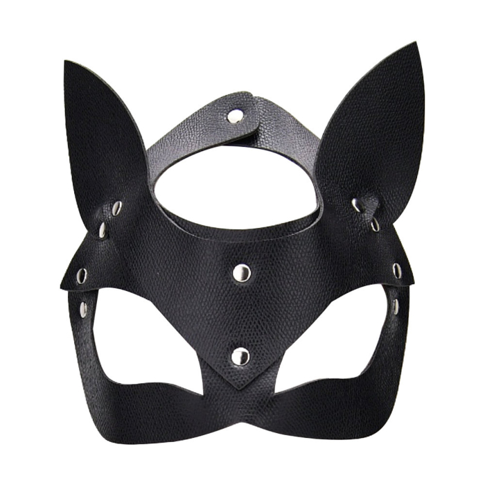 Bound to Play Kitty Cat Face Mask Black
