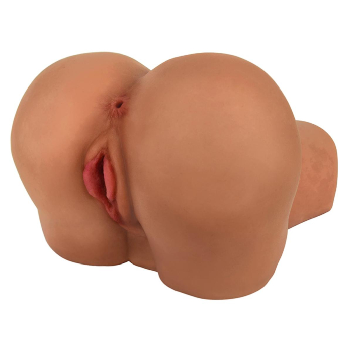 Tia Vibrating Butt Doggie Style - Latte