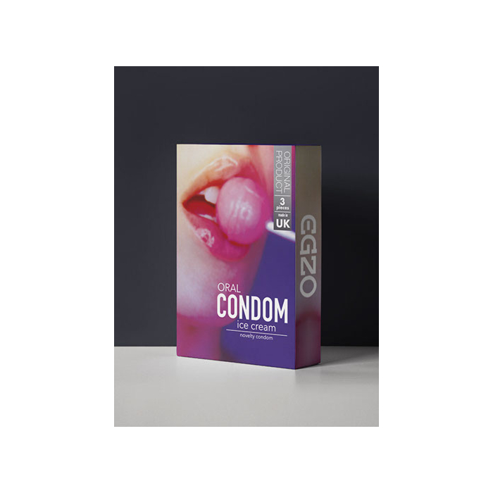 Condoms EGZO Oral Ice Cream (3 pcs)