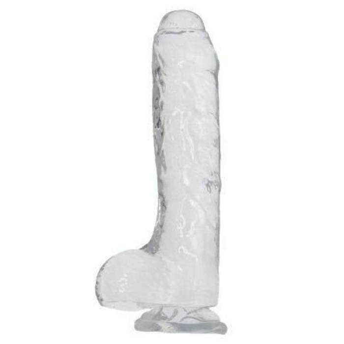 Realistic Cock - Toyz4Lovers Real Rapture Clear Jelly Dildo - Medium Realistic Cock - Toyz4Lovers Real Rapture Clear Jelly Dildo - Medium