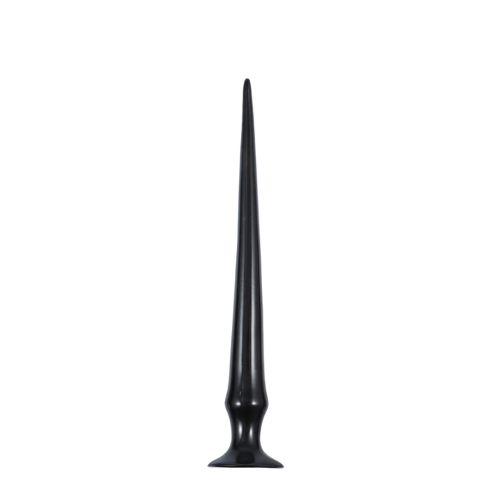 Dildo Deep Inside Black PVC Suction Cup 42 cm 