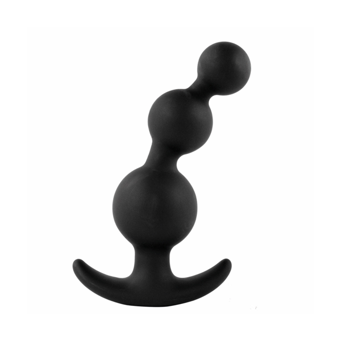 Waterproof - Plugz Silicone Butt Plug Nr. 4 (Black) - Feelztoys Waterproof - Plugz Silicone Butt Plug Nr. 4 (Black) - Feelztoys