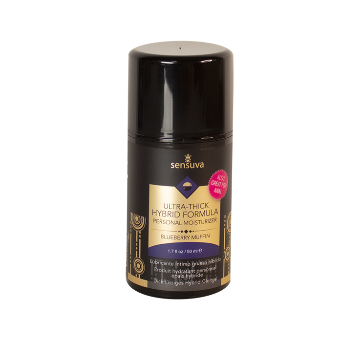 Ultra-Thick Hybrid Personal Moisturizer Lubricant 50ml (Blueberry Muffin) - Sensuva - Erotic Massage Gel