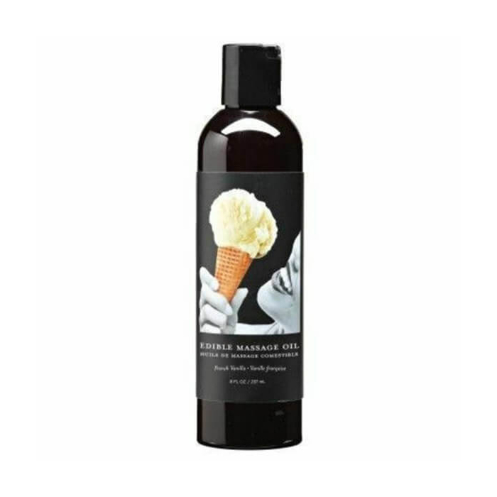 Earthly Body Edible Massage Oil Vanilla 2oz