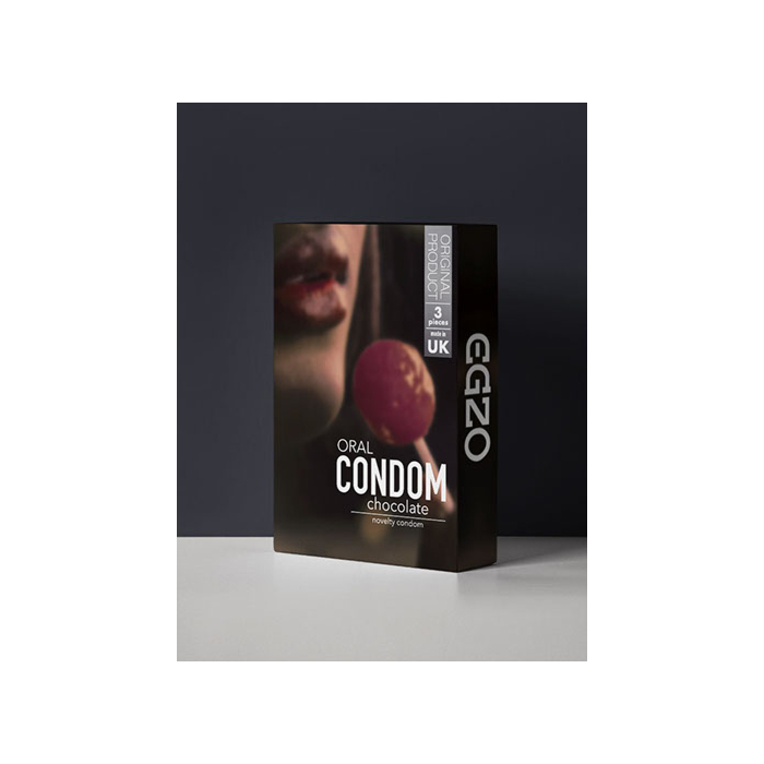 EGZO Oral condom CHOCOLATE 3pc