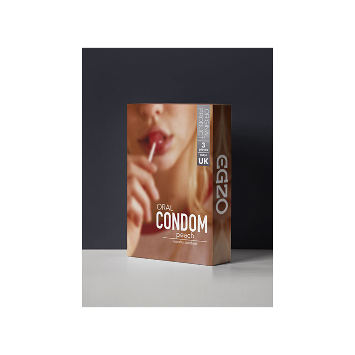 EGZO Oral condom PEACH 3pc