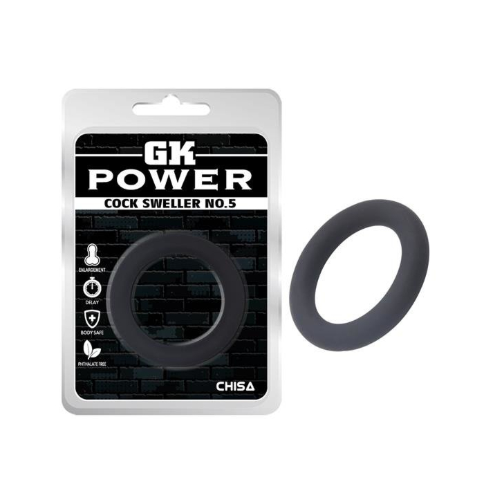 GK Power Cock Ring Sweller No.5 - Chisa - Silicone
