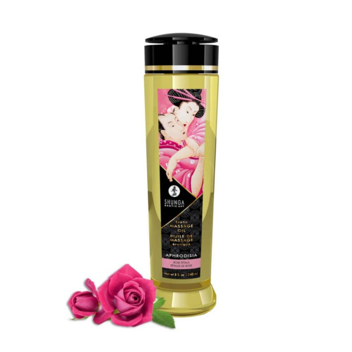 Shunga Erotic Massage Sexual Gel 240 ml - Rose - Organic Sensual Oil Shunga Erotic Massage Sexual Gel 240 ml - Rose - Organic Sensual Oil