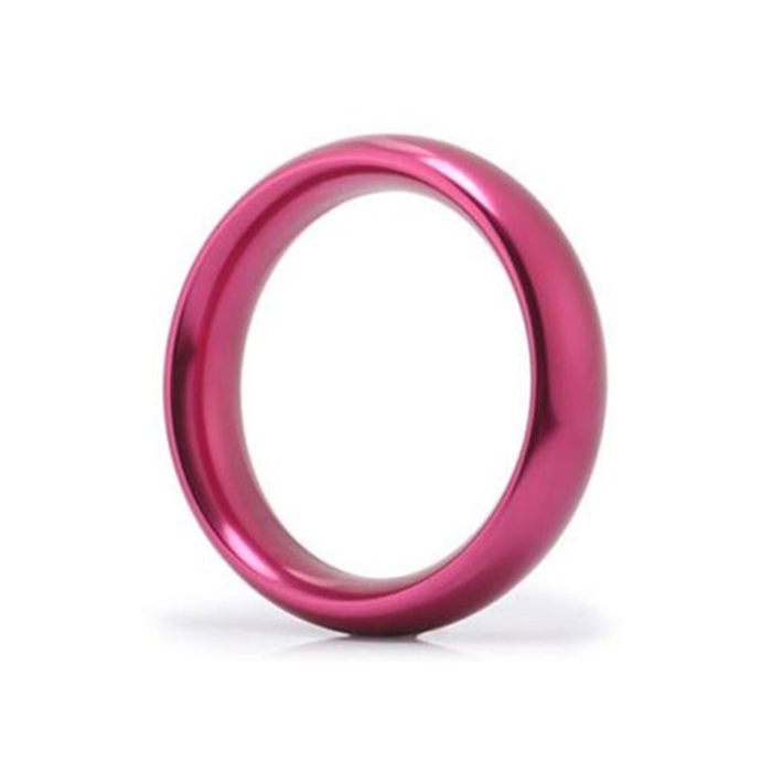 Hercule Medium Metallic Cock Ring - Red