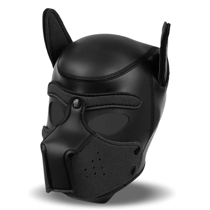 IntoYou Neoprene Dog Hound with Removable Muzzle Black Size L
