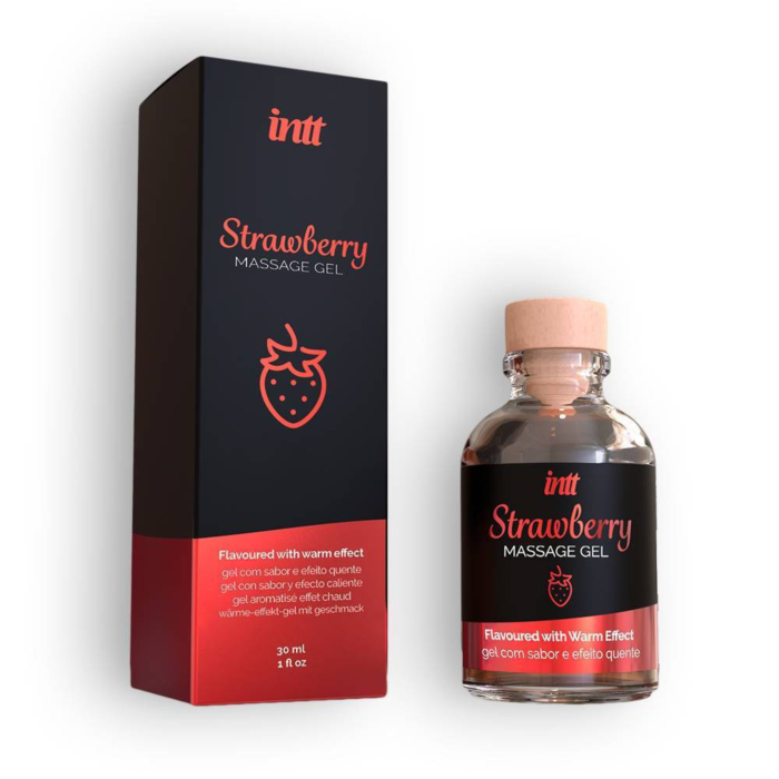 Intt - Hot Effect Strawberry Flavor Massage Gel Intt - Hot Effect Strawberry Flavor Massage Gel