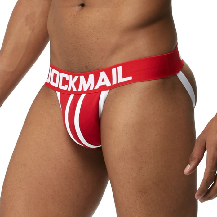 Men's JOCKMAIL - JM217 - Jockstrap - Red Men's JOCKMAIL - JM217 - Jockstrap - Red