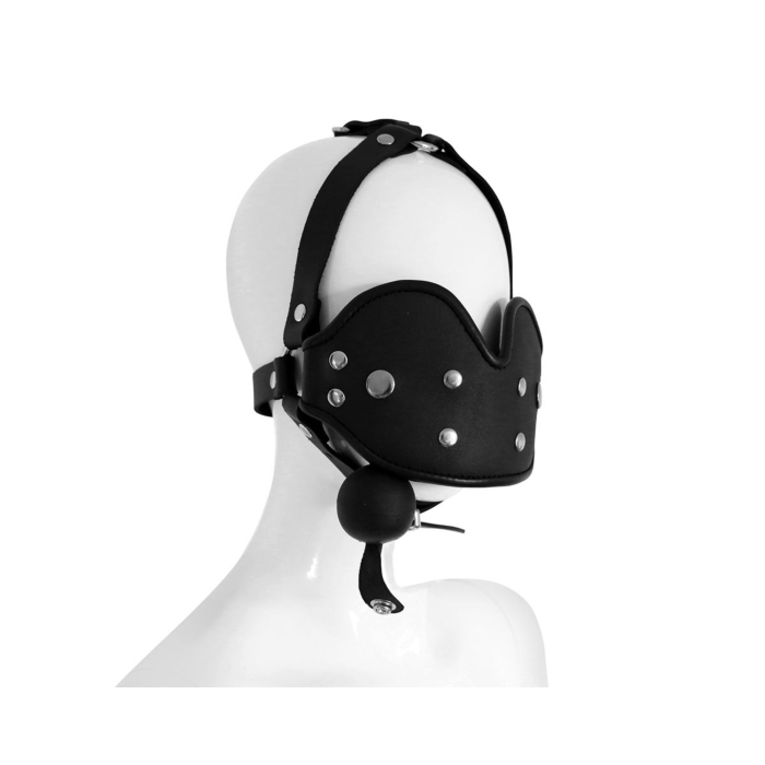 Leather Head Mounted Mouth Gag
Leather Head Mounted Mouth Gag
