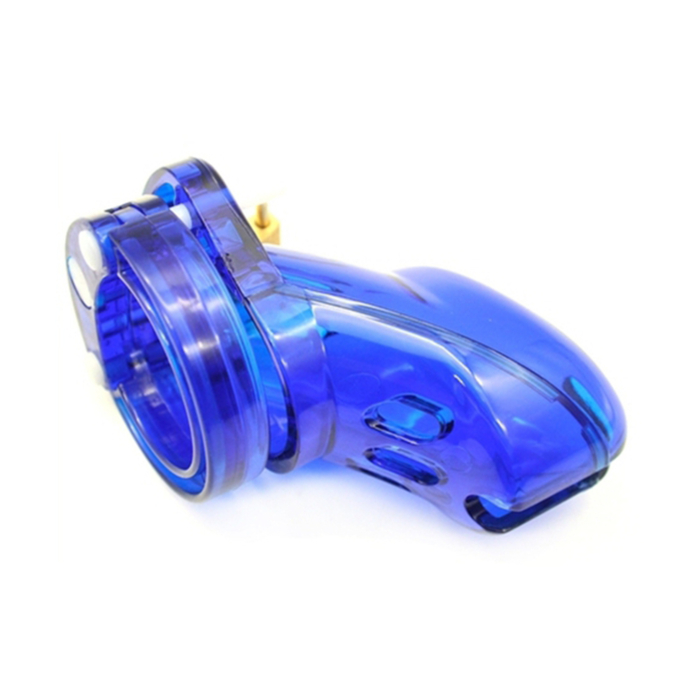 Locky Chastity Cage 8 x 3.3cm Blue
