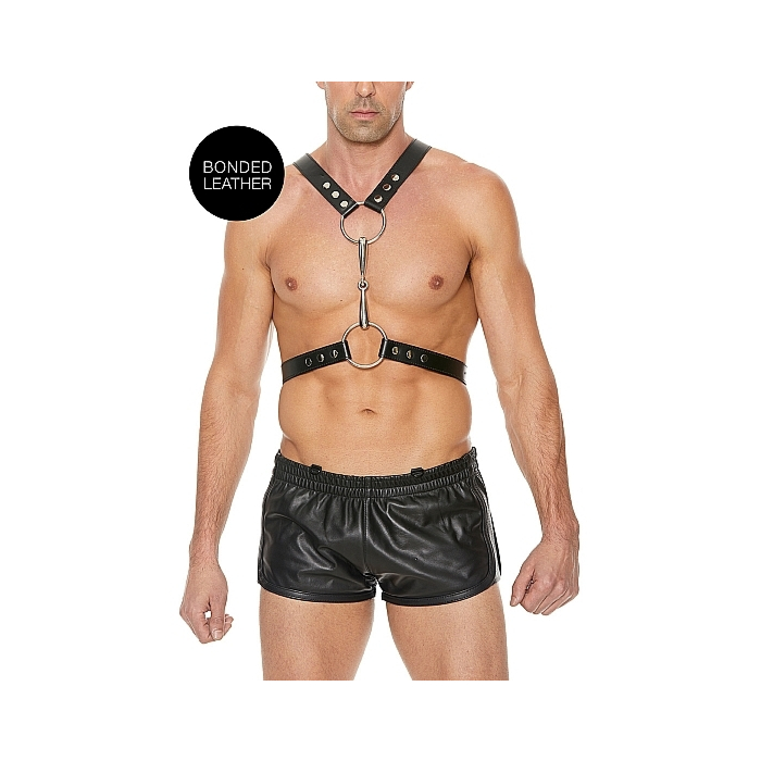 Men's Harness With Metal Bit - One Size - Black
Men's Harness With Metal Bit - One Size - Black