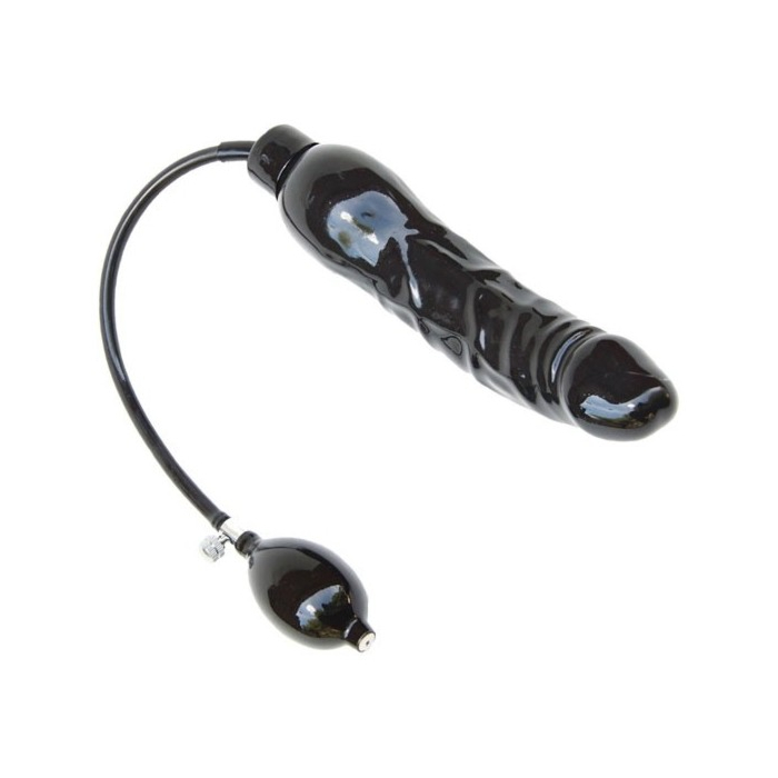 Mister B Inflatable Realistic Dildo 23 cm - Black XL - Realistic Look Mister B Inflatable Realistic Dildo 23 cm - Black XL - Realistic Look