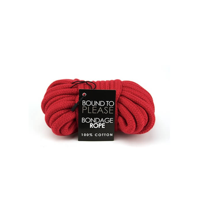 Bound to Please Bondage Rope Red 10m
