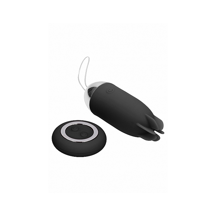 Noah - Dual Rechargeable Vibrating Remote Toy - Black
