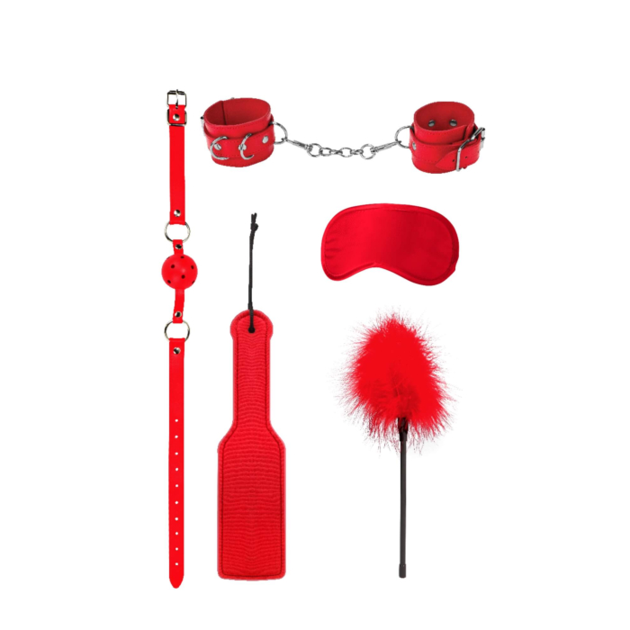 Introductory Bondage Kit #4 - Red Introductory Bondage Kit #4 - Red