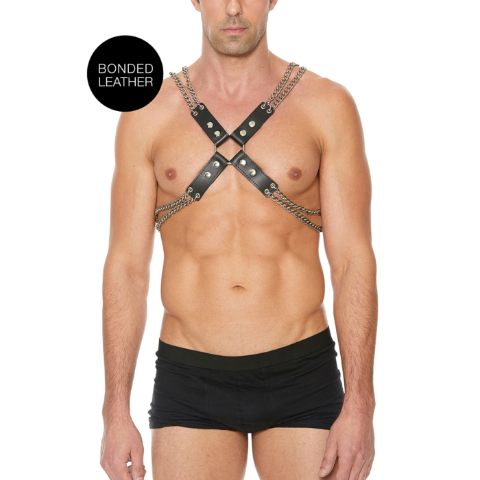Chain And Chain Harness - One Size - Black
Chain And Chain Harness - One Size - Black